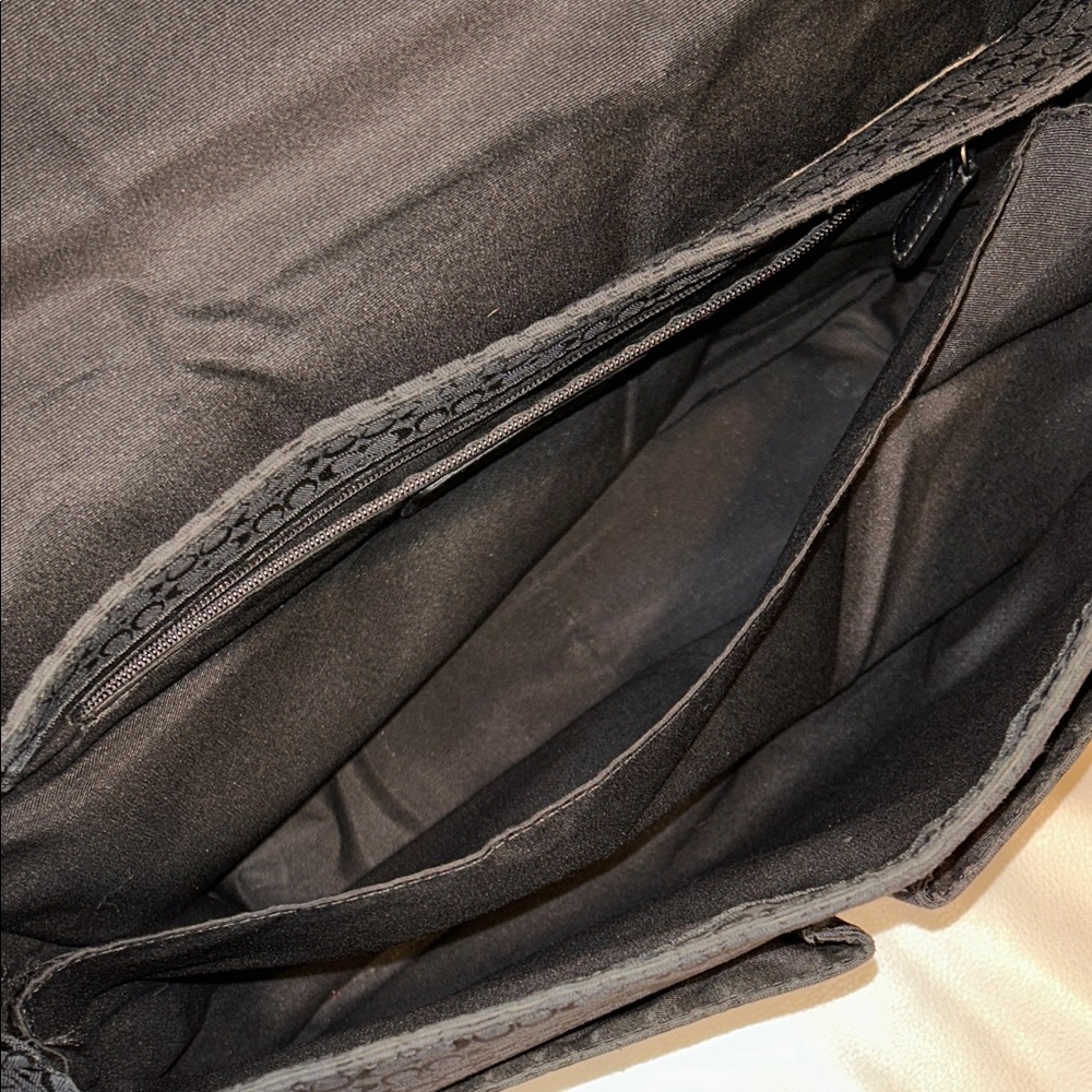 Coach Signature Hudson Laptop Black Men's Messenger Bag - Picture 11 of 16